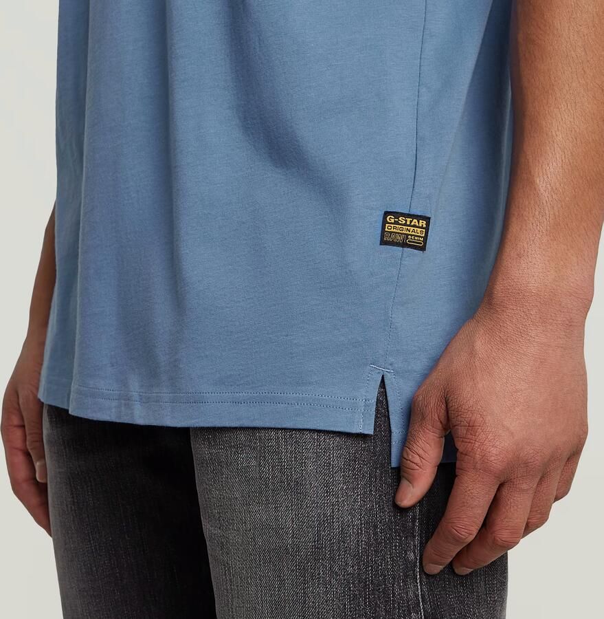 G-Star Raw T-shirt D24449-336 NIFOUS BASE-G989 DUTCH BLUE - Foto 5