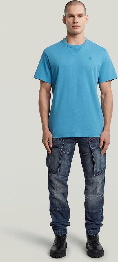 G-STAR RAW Heren Polo's & T-shirts Nifous R T Blauw - Foto 9