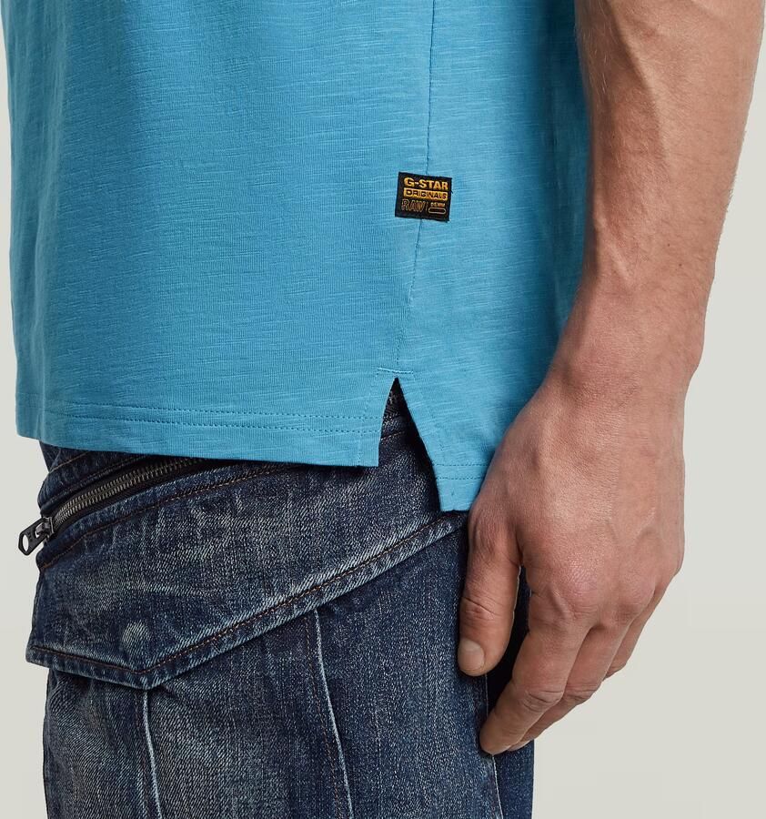 G-STAR RAW Heren Polo's & T-shirts Nifous R T Blauw - Foto 6
