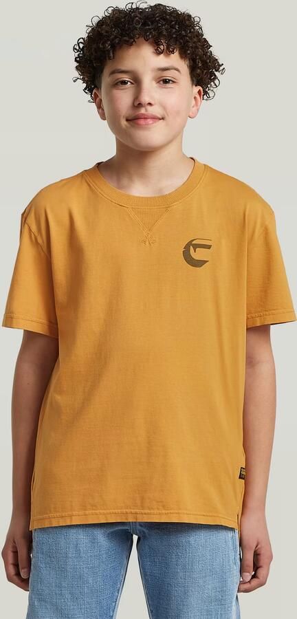 G-Star RAW Nifous T-shirt voor jongens Geel jongens - Foto 3