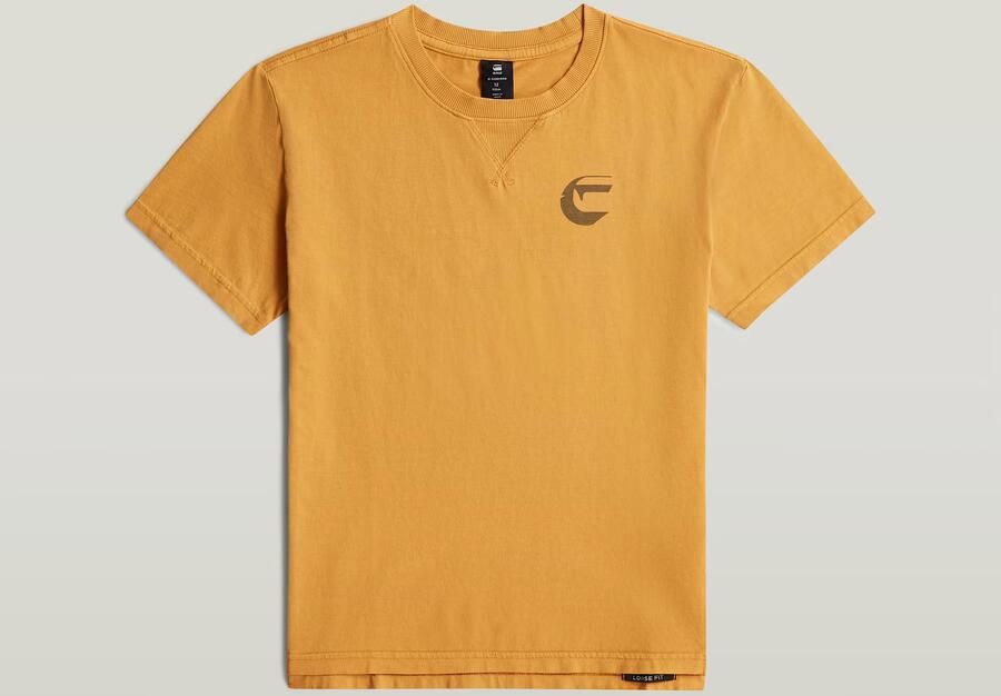 G-Star RAW Nifous T-shirt voor jongens Geel jongens - Foto 5