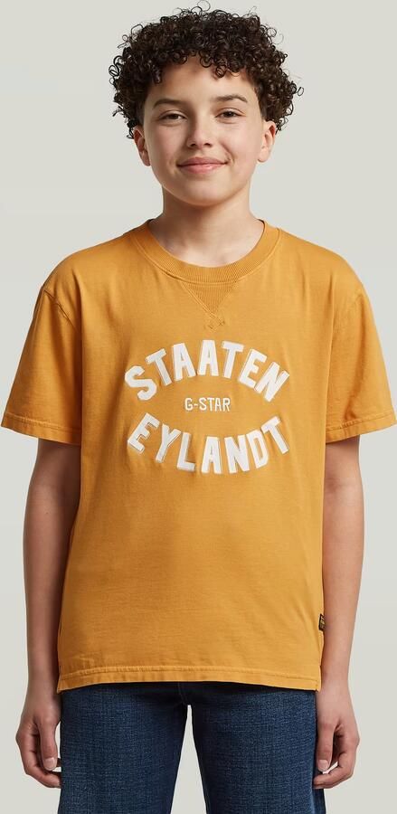 G-Star RAW Nifous T-Shirt voor jongens Geel jongens