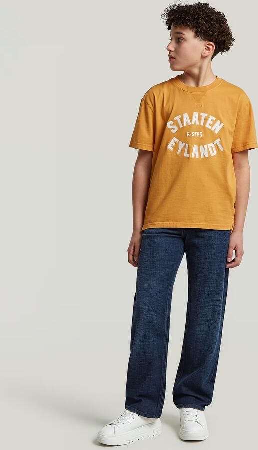 G-Star RAW Nifous T-Shirt voor jongens Geel jongens - Foto 4
