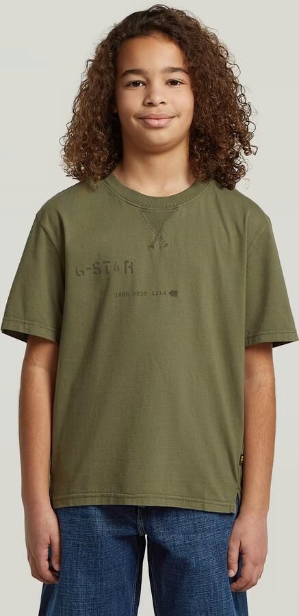 G-Star RAW Nifous T-Shirt voor jongens Groen jongens