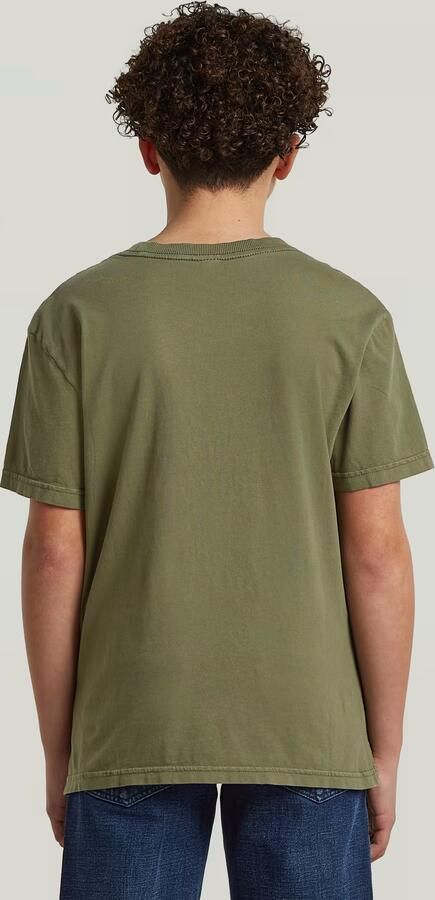 G-Star RAW Nifous T-Shirt voor jongens Groen jongens - Foto 8