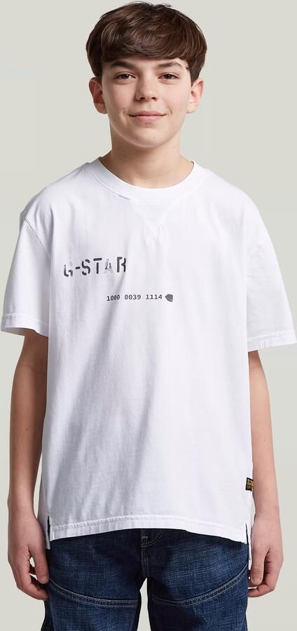 G-Star RAW Nifous T-Shirt voor jongens Wit jongens