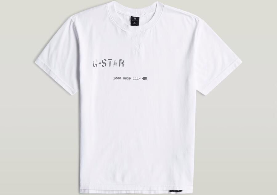 G-Star RAW Nifous T-Shirt voor jongens Wit jongens - Foto 3