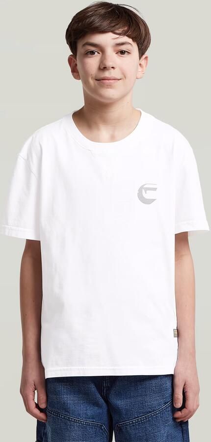 G-Star RAW Nifous T-shirt voor jongens Wit jongens - Foto 3