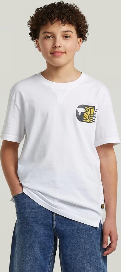 G-Star RAW Nifous T-Shirt voor jongens Wit jongens