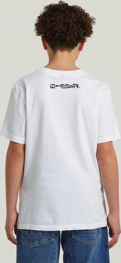 G-Star RAW Nifous T-Shirt voor jongens Wit jongens - Foto 5