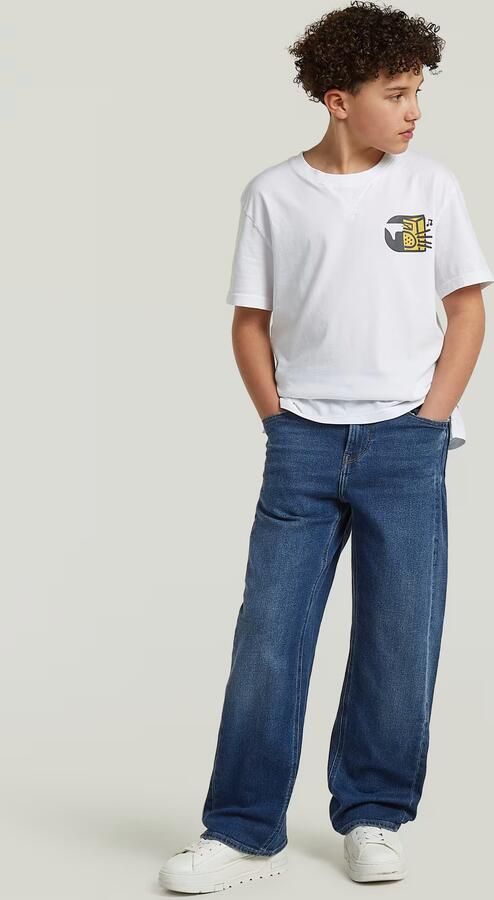 G-Star RAW Nifous T-Shirt voor jongens Wit jongens - Foto 4