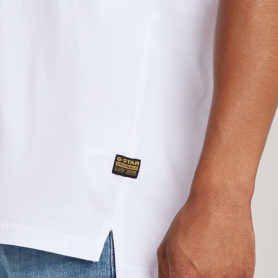 G-Star Raw T-shirt met labelstitching model 'Nifous' - Foto 6