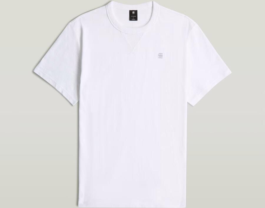 G-Star Raw T-shirt met labelstitching en ronde hals - Foto 8