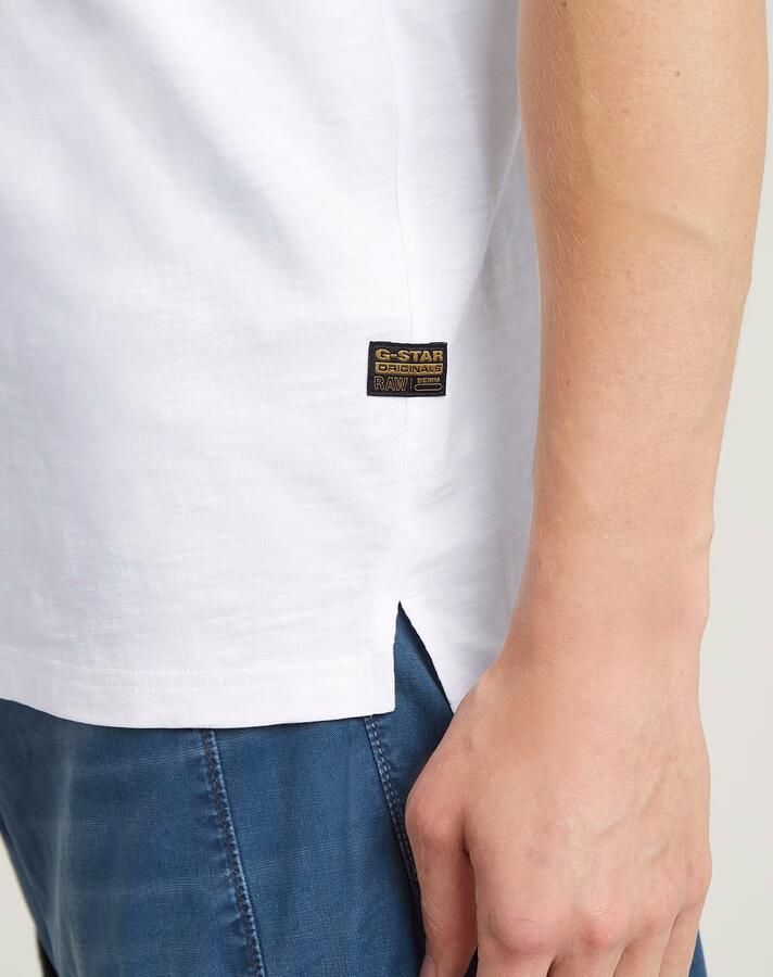 G-Star Raw T-shirt met labelstitching en ronde hals - Foto 7