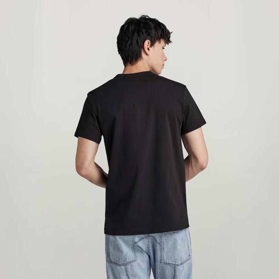 G-Star Raw T-shirt D24449 336 NIFOUS BASE-6484 BLACK - Foto 2