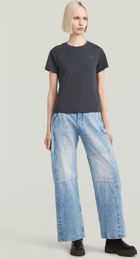 G-Star RAW T-shirt Nifous met klein logoborduursel - Foto 6