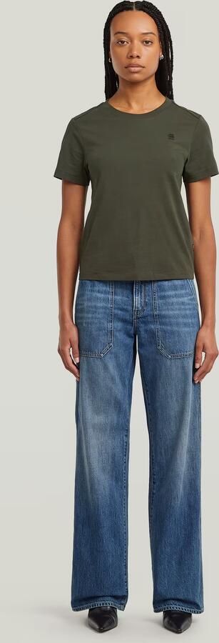 G-Star RAW T-shirt Nifous met klein logoborduursel - Foto 10