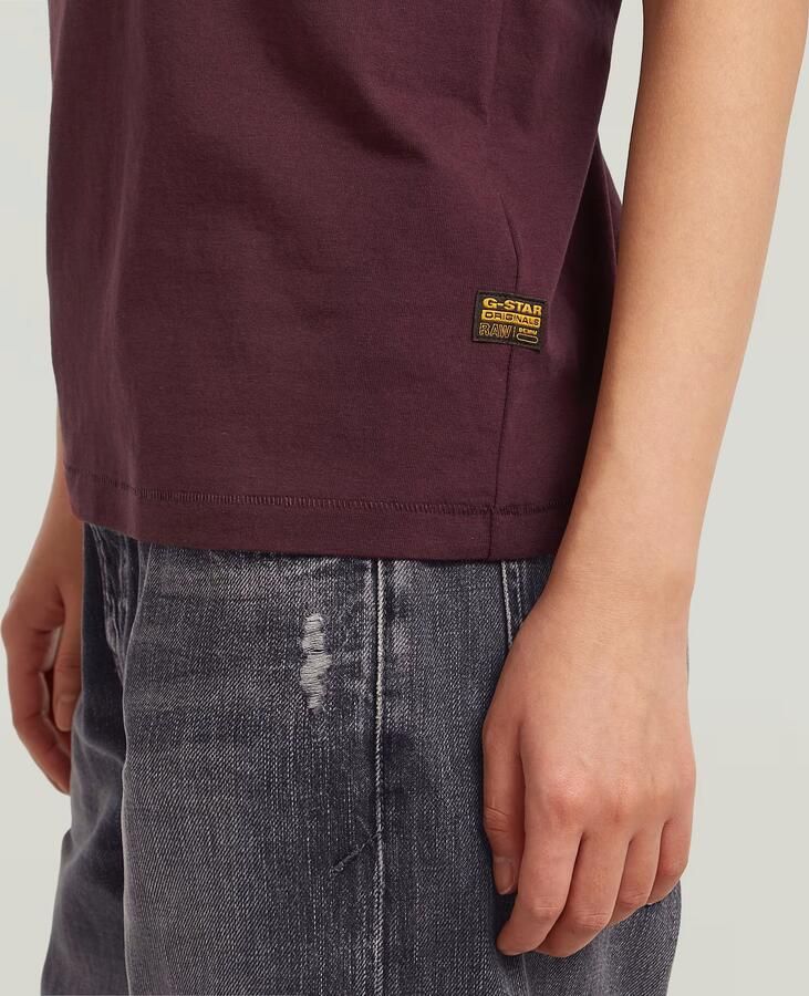 G-Star RAW T-shirt Nifous met klein logoborduursel - Foto 3