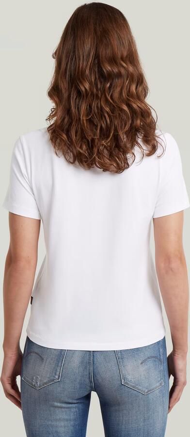 G-Star RAW T-shirt Nifous met klein logoborduursel - Foto 14
