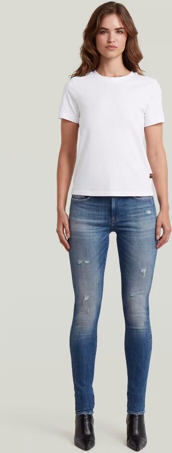 G-Star RAW T-shirt Nifous met klein logoborduursel - Foto 15