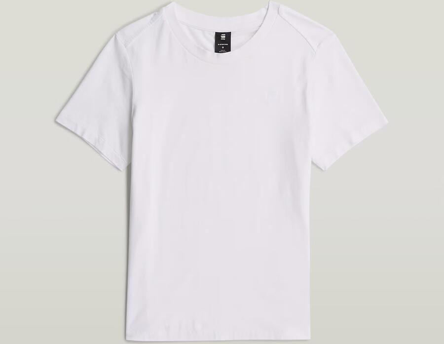 G-Star RAW T-shirt Nifous met klein logoborduursel - Foto 12
