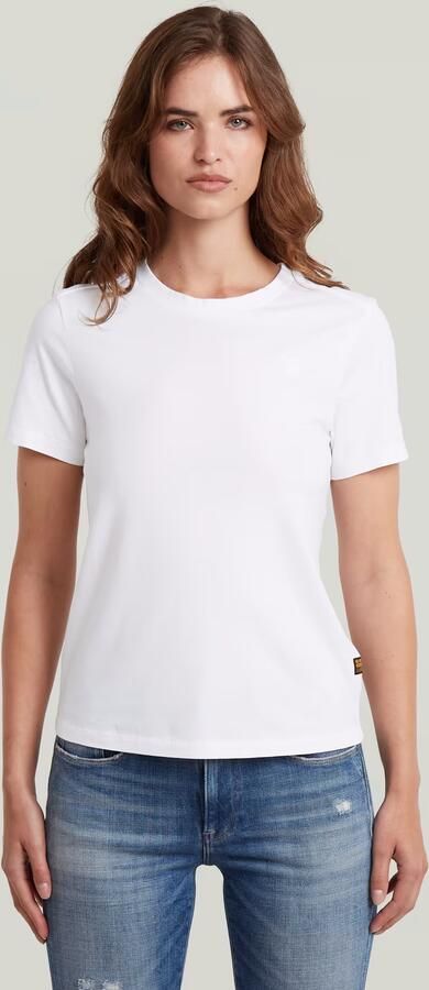 G-Star RAW T-shirt Nifous met klein logoborduursel - Foto 14