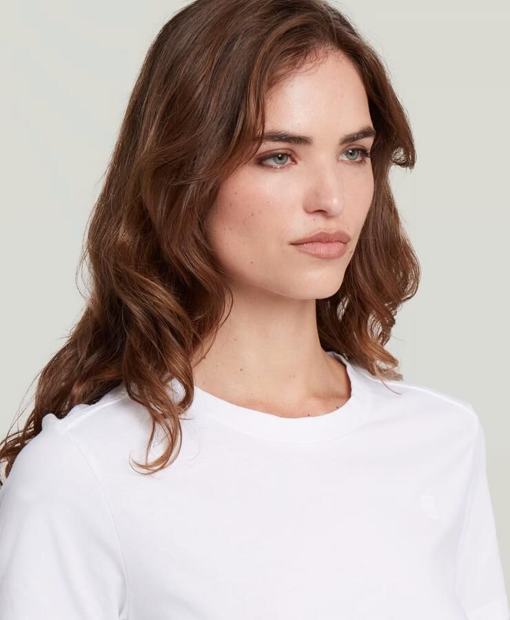 G-Star RAW T-shirt Nifous met klein logoborduursel - Foto 10