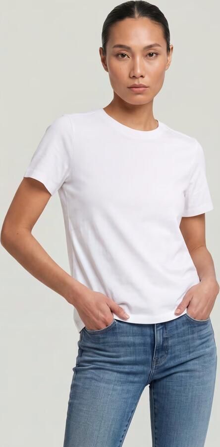 G-Star RAW T-shirt Nifous met klein logoborduursel - Foto 13