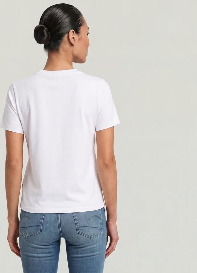 G-Star RAW T-shirt Nifous met klein logoborduursel - Foto 12