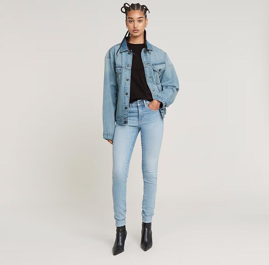 G-Star RAW T-shirt Nifous met klein logoborduursel - Foto 6