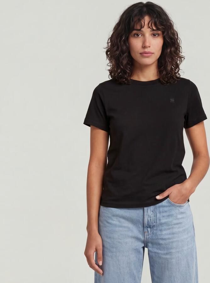 G-Star RAW T-shirt Nifous met klein logoborduursel - Foto 10