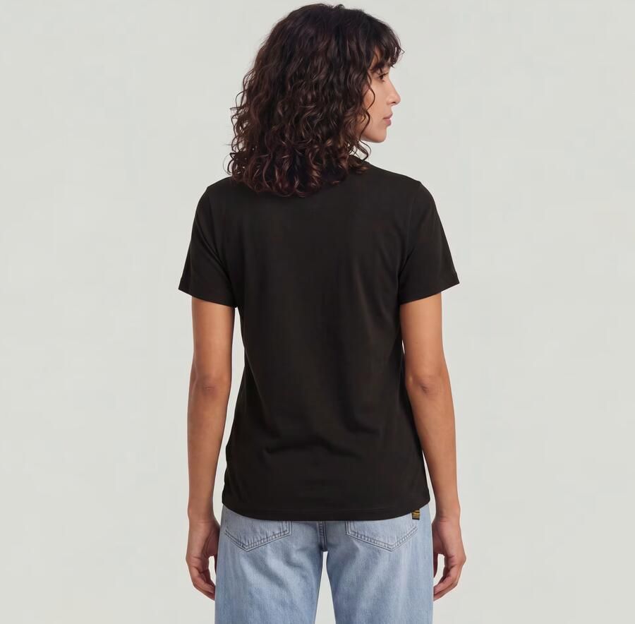 G-Star RAW T-shirt Nifous met klein logoborduursel - Foto 8