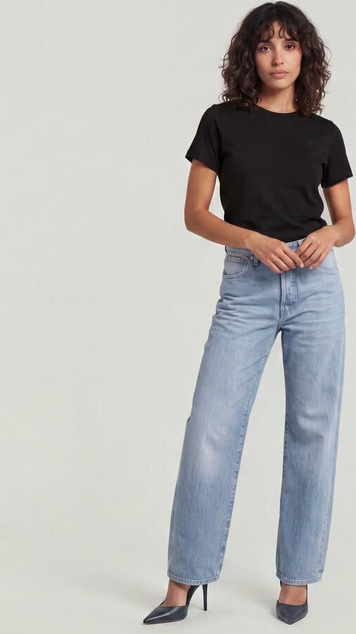 G-Star RAW T-shirt Nifous met klein logoborduursel - Foto 11