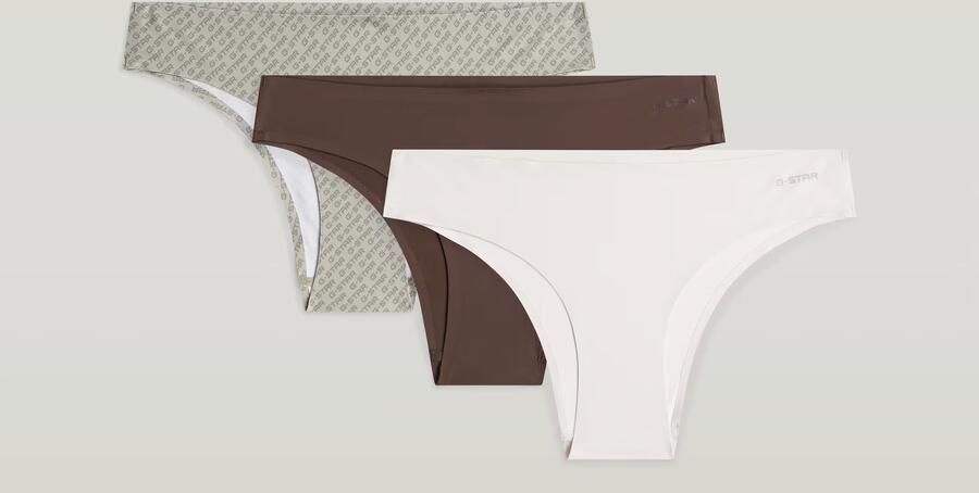 G-Star RAW No VPL Hipster Set van 3 Meerkleurig Dames