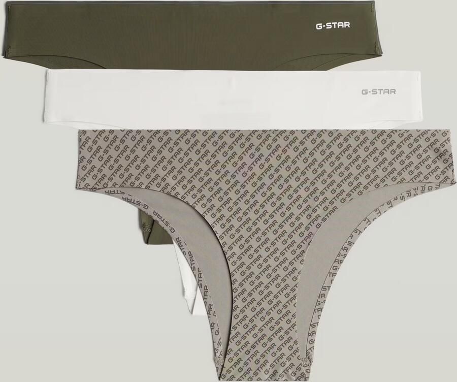 G-Star RAW No VPL Hipster Set van 3 Meerkleurig Dames