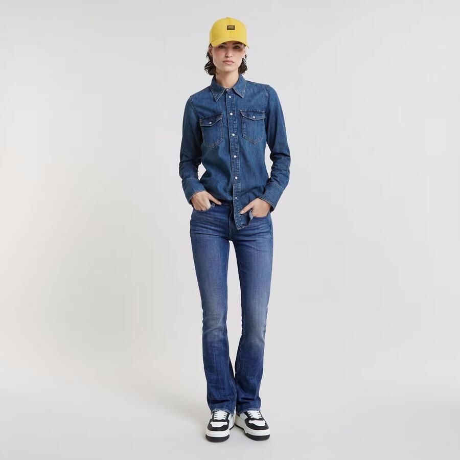 G-Star RAW Noxer Bootcut Jeans Midden blauw Dames - Foto 2