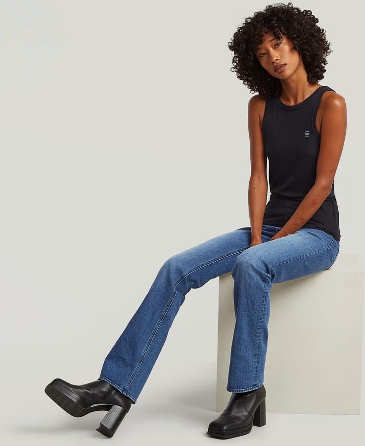 G-Star RAW Noxer Bootcut Jeans Midden blauw Dames - Foto 3