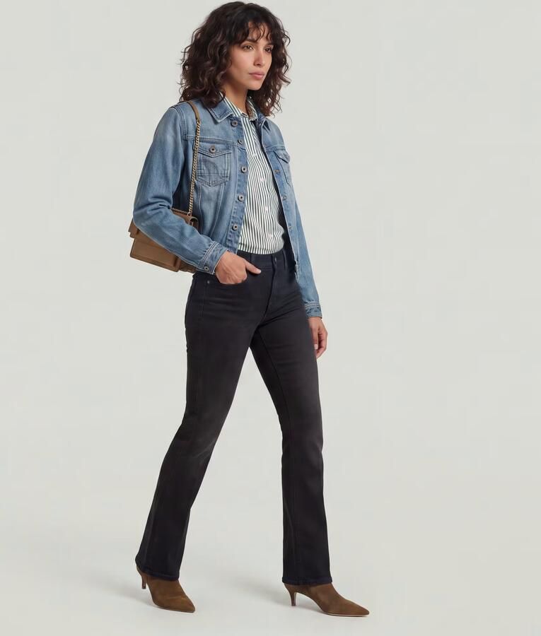 G-Star RAW Noxer Bootcut Jeans Zwart Dames - Foto 6
