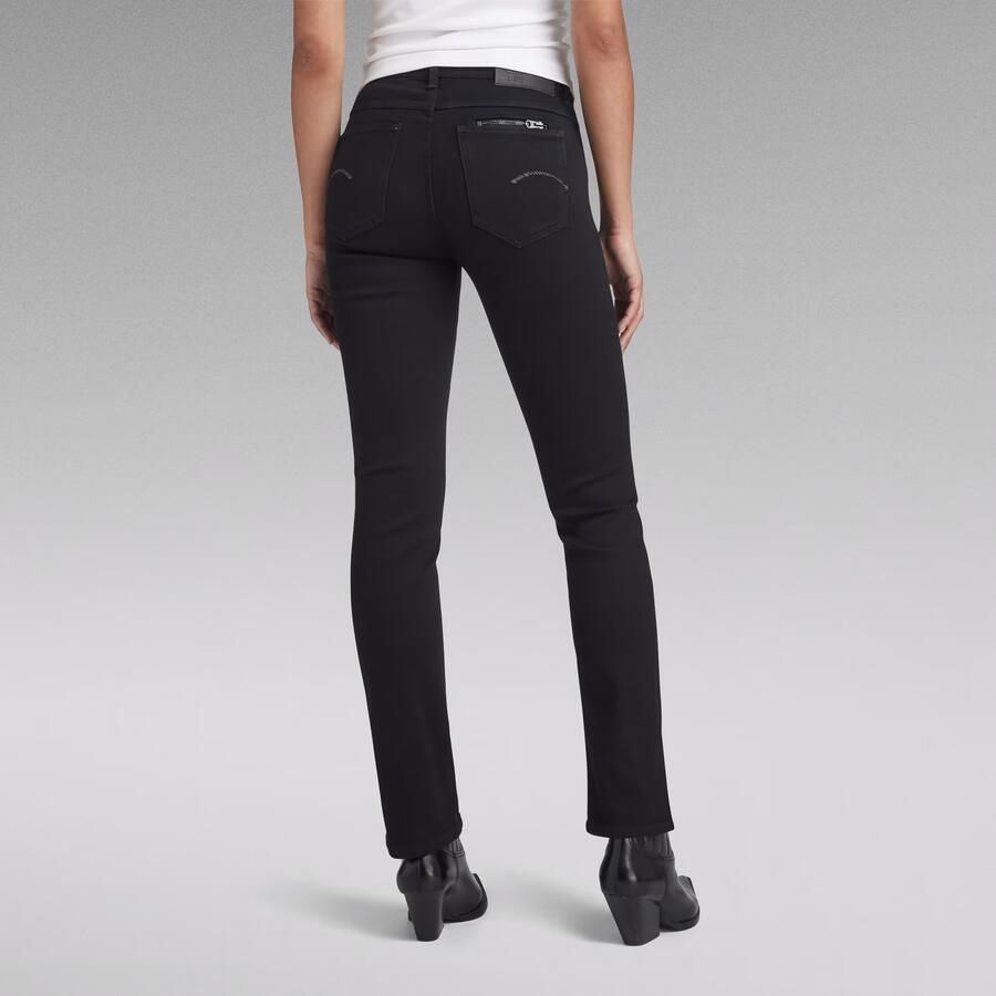 G-Star RAW Straight jeans Noxer Straight met ritszak boven de achterzak achter - Foto 3