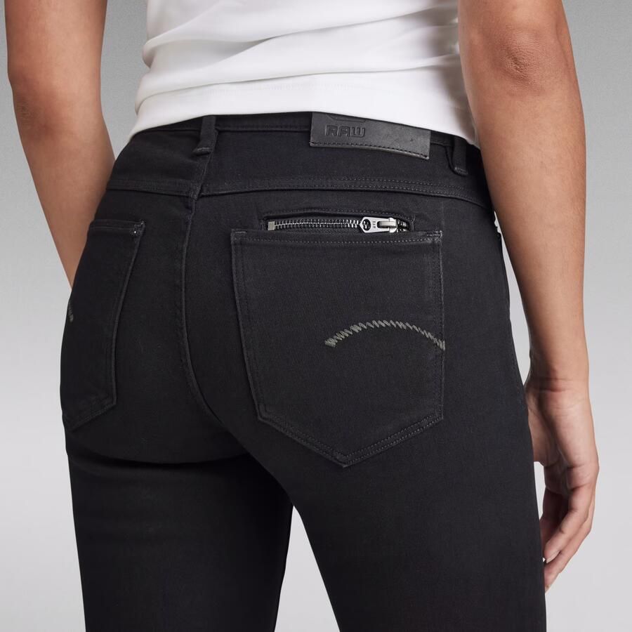 G-Star RAW Straight jeans Noxer Straight met ritszak boven de achterzak achter - Foto 4