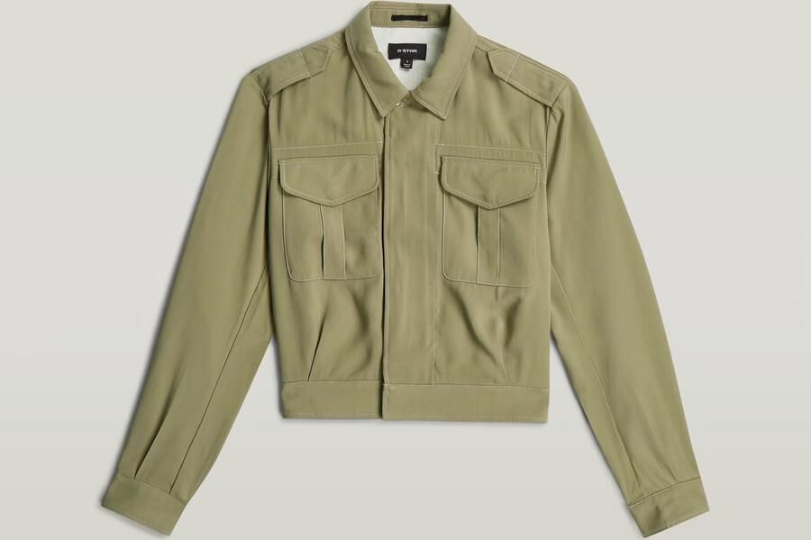 G-Star RAW Officer Short Jack Groen Dames - Foto 4