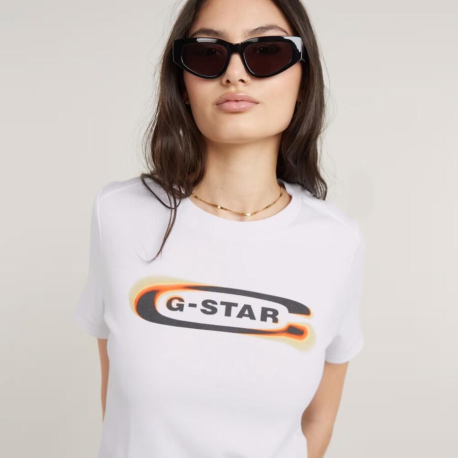 G-Star Raw T-shirt met ronde hals model 'Old skool' - Foto 3