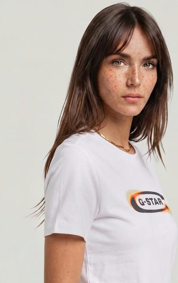 G-Star Raw T-shirt met ronde hals model 'Old skool' - Foto 9