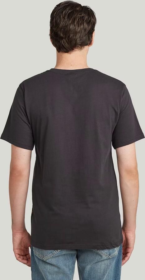 G-Star RAW Old Skool Slim T-Shirt Grijs Heren - Foto 6