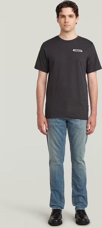 G-Star RAW Old Skool Slim T-Shirt Grijs Heren - Foto 4