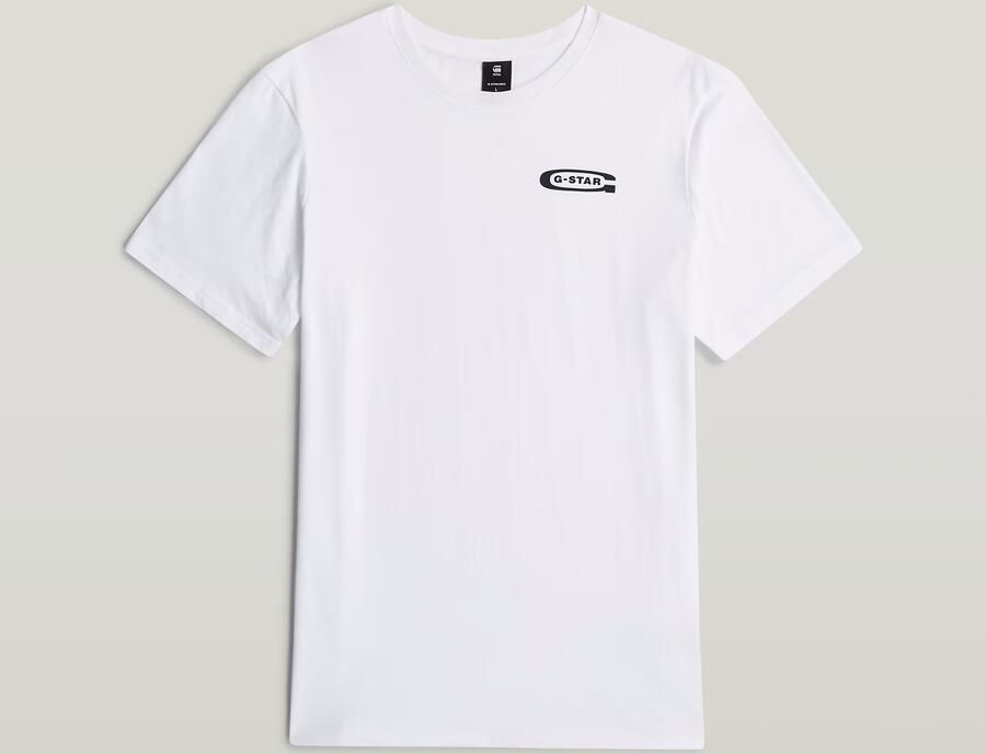 G-Star RAW Old Skool Slim T-Shirt Wit Heren - Foto 3