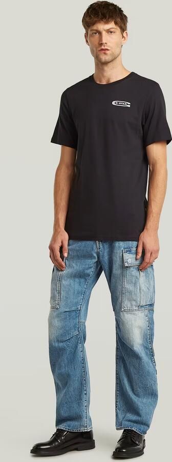 G-Star RAW Old Skool Slim T-Shirt Zwart Heren - Foto 5