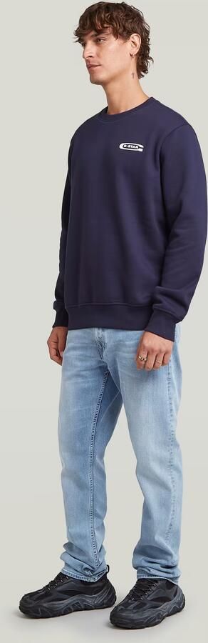 G-Star RAW Old Skool Sweater Donkerblauw Heren - Foto 6