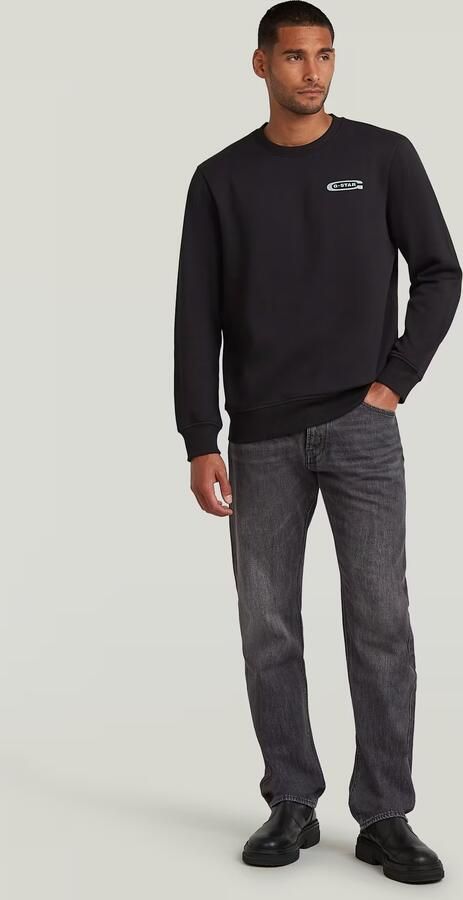 G-Star RAW Old Skool Sweater Zwart Heren - Foto 4