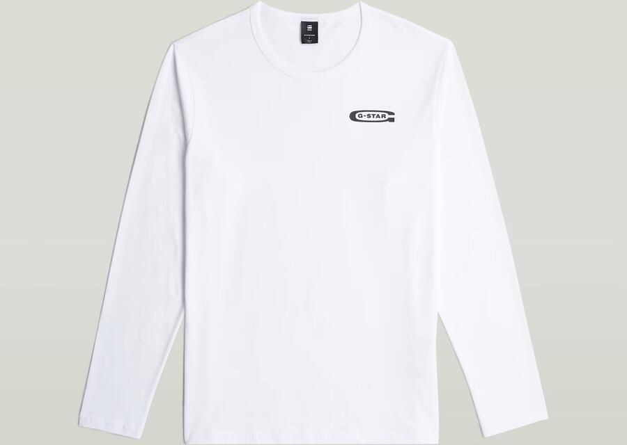 G-Star RAW Old Skool T-Shirt Wit Heren - Foto 4
